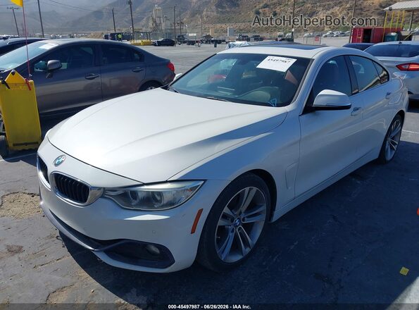 WBA4A9C52GG504834 2016 BMW 4 SERIES White წინა მარცხენა ხედი სამი მეოთხედიდან