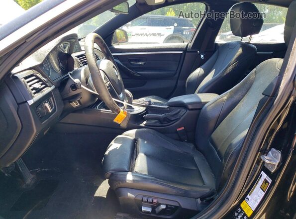 WBA4C9C58GG137657 2016 BMW 4 SERIES Black Front interior view