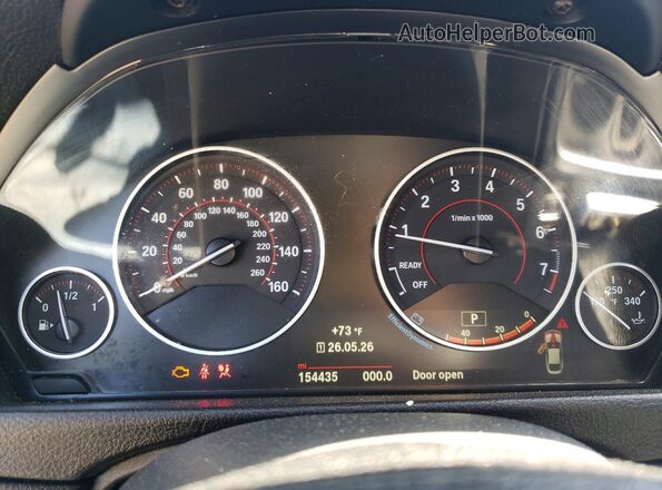 WBA4C9C58GG137657 2016 BMW 4 SERIES Black Instrument cluster view