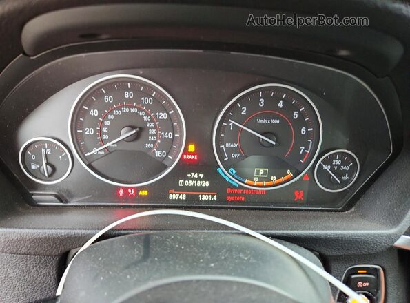 WBA4C9C58GG138470 2016 BMW 4 SERIES Black Vista del cuadro de instrumentos