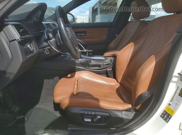 WBA4C9C59GG137151 2016 BMW 4 SERIES White Widok wnętrza z przodu