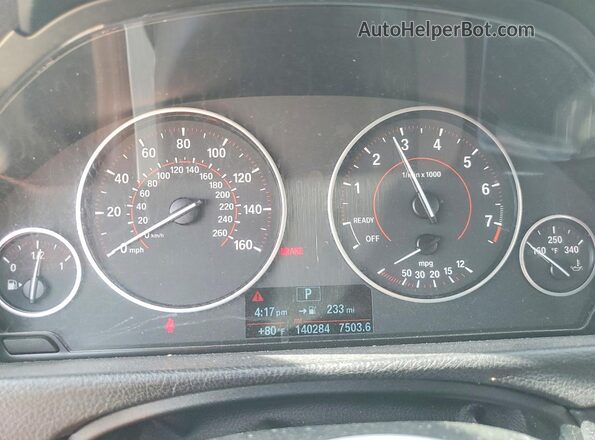 WBA4C9C59GG137151 2016 BMW 4 SERIES White Widok zestawu wskaźników