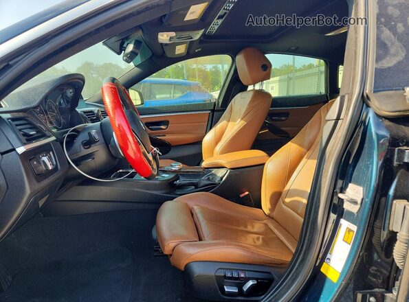 WBA4F7C34HG789591 2017 BMW 4 SERIES Blue Вид салону спереду