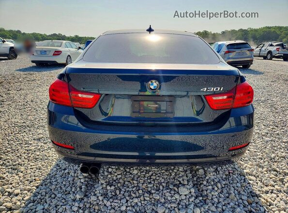 WBA4F7C34HG789591 2017 BMW 4 SERIES Blue Вид ззаду