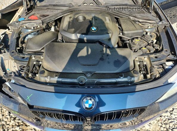 WBA4F7C34HG789591 2017 BMW 4 SERIES Blue Вид задньої частини салону