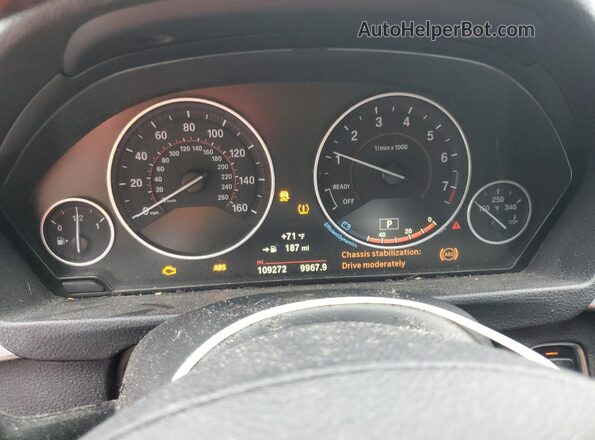 WBA4F7C53HG786912 2017 BMW 4 SERIES Black Instrument cluster view