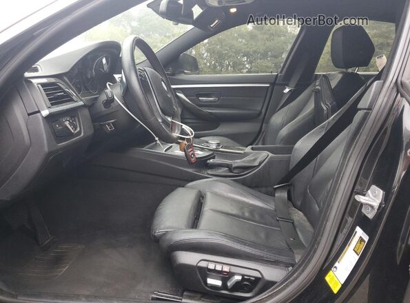 WBA4F7C53HG786912 2017 BMW 4 SERIES Black Front interior view