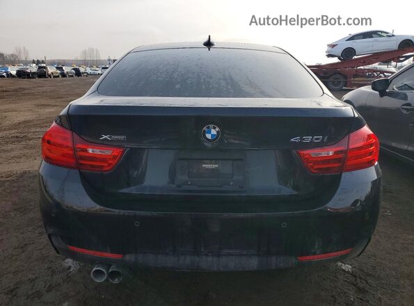 WBA4F9C56HG439750 2017 BMW 4 SERIES Black უკანა ხედი