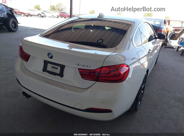 WBA4J1C52KBM16096 2019 BMW 4 SERIES White Задня права чверть