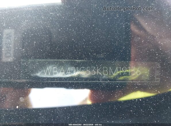 WBA4J1C53KBM19136 2019 BMW 4 SERIES Black 