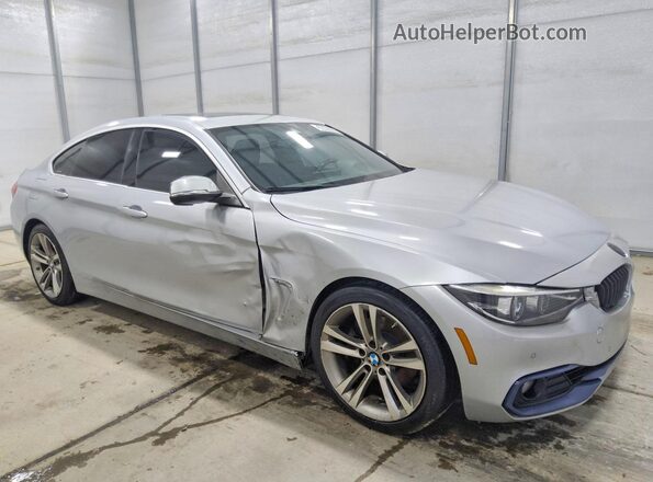 WBA4J1C55KBM14892 2019 BMW 4 SERIES Silver Delantero derecho