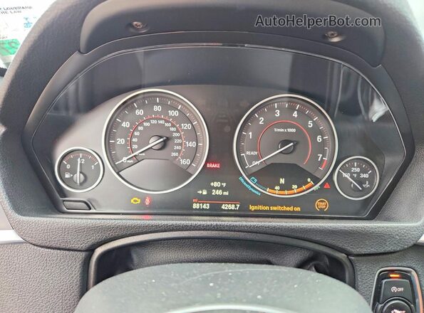 WBA4J1C56JBM09960 2018 BMW 4 SERIES Gray Instrument cluster view