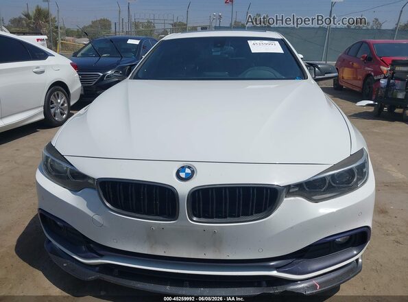 WBA4J1C59JBG80353 2018 BMW 4 SERIES White Vista del cuadro de instrumentos