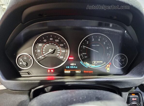 WBA4J3C57KBL10528 2019 BMW 4 SERIES Gray ხელსაწყოთა პანელის ხედი