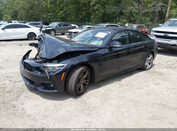 WBA4J3C58KBL05855 2019 BMW 4 SERIES Blue წინა მარცხენა ხედი სამი მეოთხედიდან