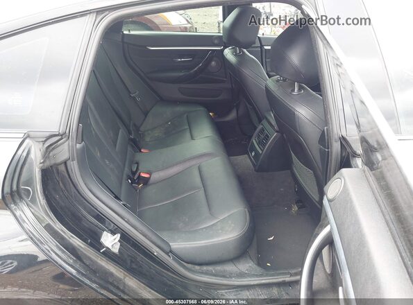 WBA4J5C52JBF07734 2018 BMW 4 SERIES Black Widok naklejki z numerem VIN