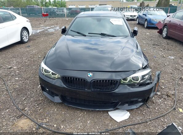 WBA4J5C52JBF07734 2018 BMW 4 SERIES Black Widok zestawu wskaźników