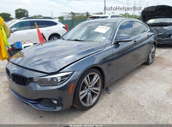 WBA4J5C58KBM65777 2019 BMW 4 SERIES Gray Передня ліва чверть