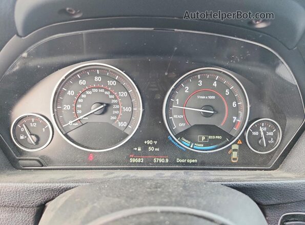 WBA4J7C56JBB98880 2018 BMW 4 SERIES Blue Սարքավորումների վահանակի տեսք