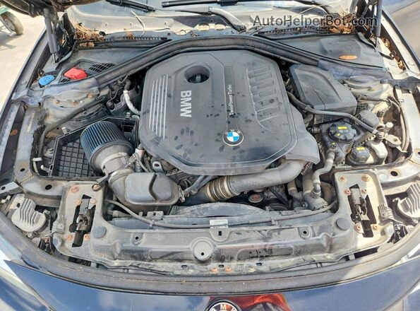 WBA4J7C56JBB98880 2018 BMW 4 SERIES Blue Սալոնի հետևի տեսք