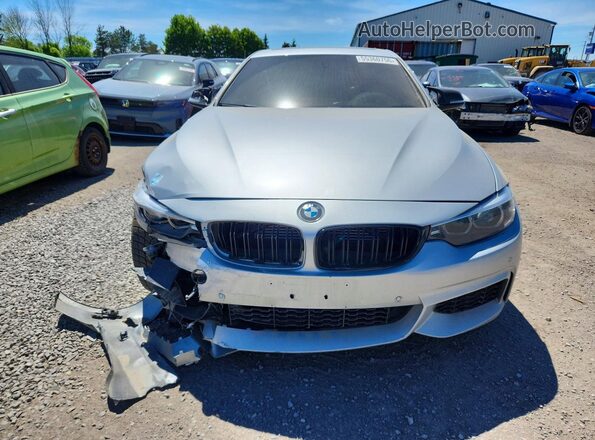 WBA4J7C58JBH14365 2018 BMW 4 SERIES Silver Դիմացի տեսք