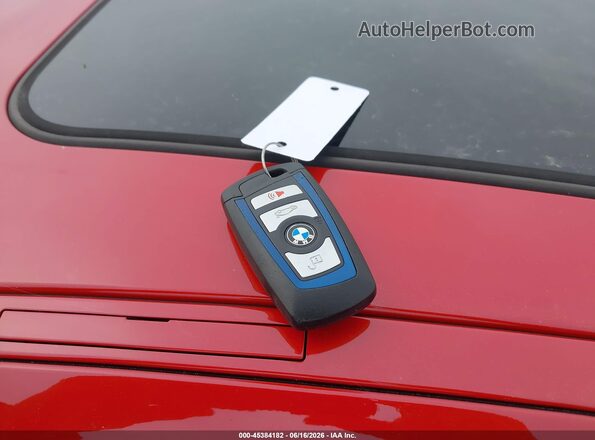 WBA4P3C39HK528766 2017 BMW 4 SERIES Red Dashboard view