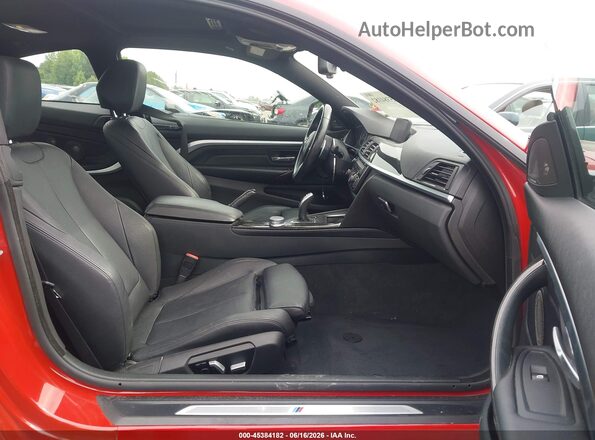 WBA4P3C39HK528766 2017 BMW 4 SERIES Red Front interior view