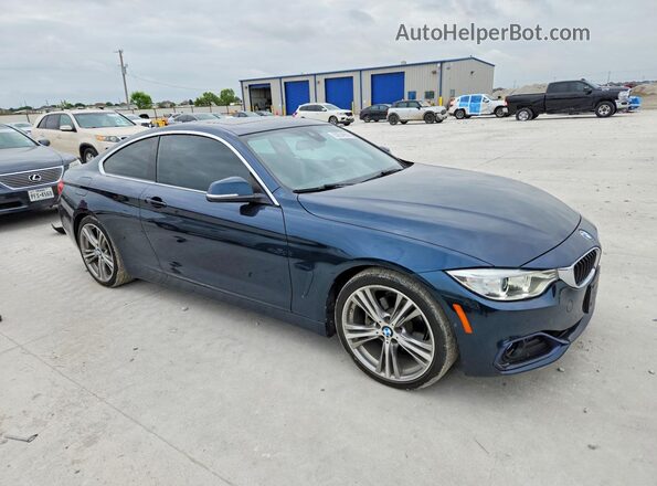 WBA4R7C31HK896439 2017 BMW 7 SERIES Blue Delantero derecho