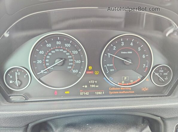 WBA4R7C31HK896439 2017 BMW 7 SERIES Blue Vista del cuadro de instrumentos