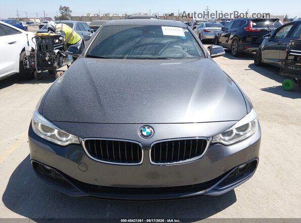 WBA4R7C37HK896316 2017 BMW 4 SERIES Gray Widok zestawu wskaźników