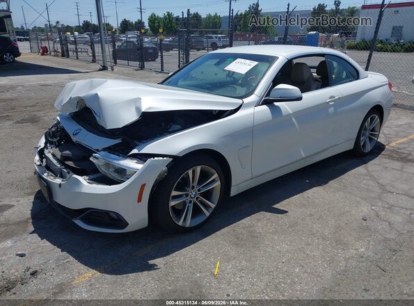 WBA4U7C36H5J54891 2017 BMW 4 SERIES White Առջևի ձախ երեք քառորդ տեսարան