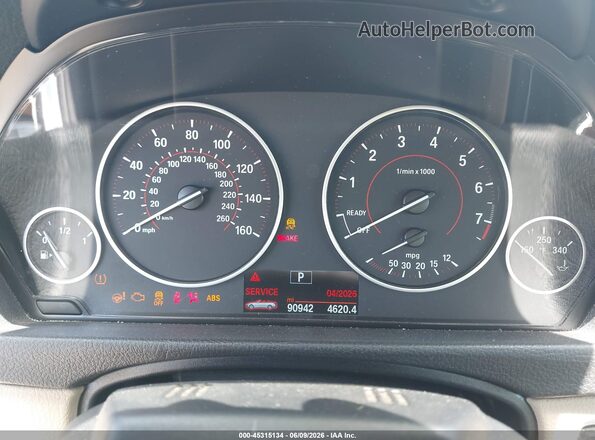 WBA4U7C36H5J54891 2017 BMW 4 SERIES White Հետևի նստատեղերի տեսք