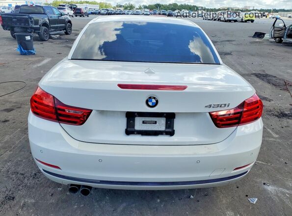 WBA4U7C38H5H20441 2017 BMW 4 SERIES White Вид ззаду