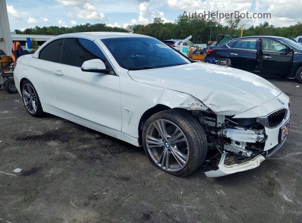 WBA4U7C38H5H20441 2017 BMW 4 SERIES White Передня права чверть