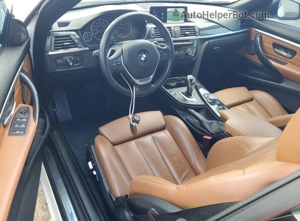 WBA4U7C38H5H20441 2017 BMW 4 SERIES White Вид панелі приладів