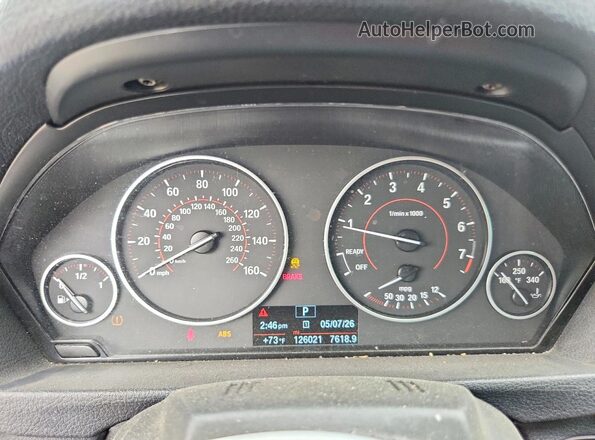 WBA4U7C50H5H19396 2017 BMW OTHER Black Սարքավորումների վահանակի տեսք