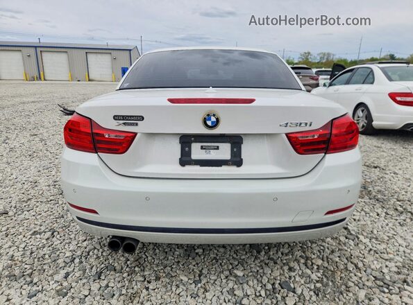 WBA4U9C37H5H64183 2017 BMW 4 SERIES White Widok z tyłu