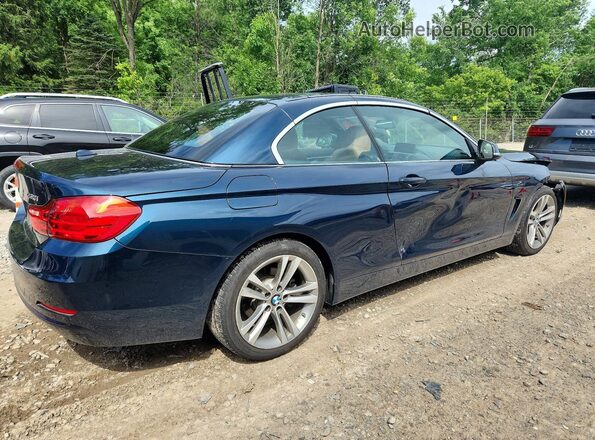 WBA4U9C39H5H64332 2017 BMW 4 SERIES Blue Задня ліва чверть