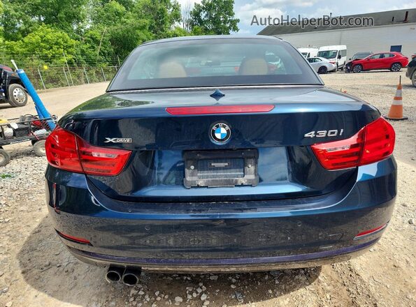 WBA4U9C39H5H64332 2017 BMW 4 SERIES Blue Вид спереду