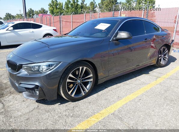 WBA4W3C05LFH25673 2020 BMW 4 SERIES Gray Vista tres cuartos delantera izquierda