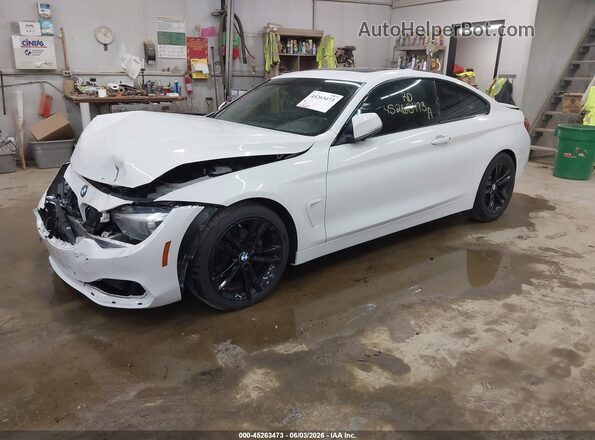 WBA4W3C54KAF93562 2019 BMW 4 SERIES White Передня ліва чверть