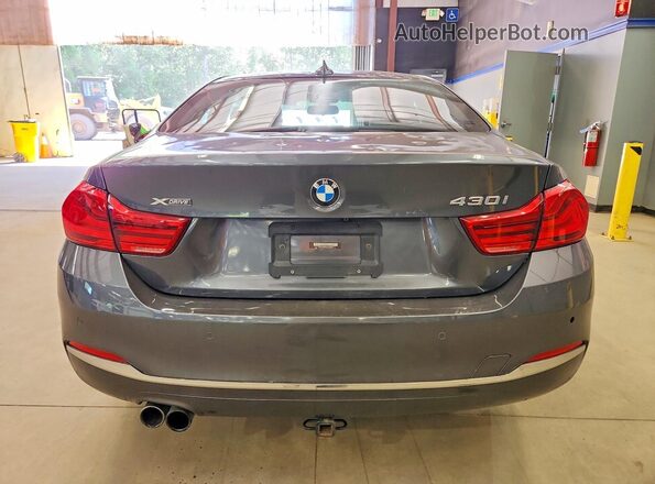 WBA4W5C50JAA49523 2018 BMW 4 SERIES Gray Widok z tyłu