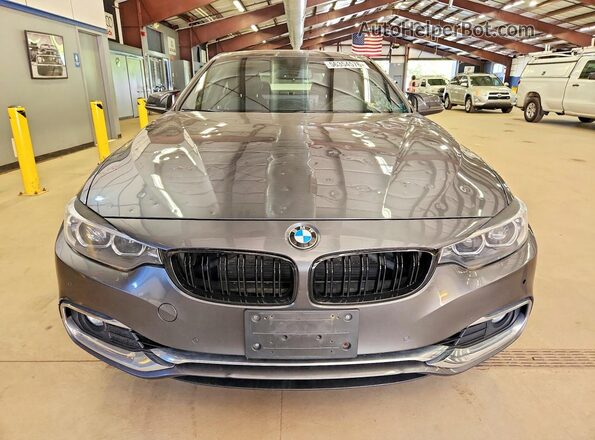WBA4W5C50JAA49523 2018 BMW 4 SERIES Gray Widok z przodu