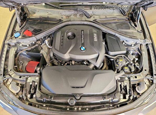 WBA4W5C50JAA49523 2018 BMW 4 SERIES Gray Widok wnętrza z tyłu