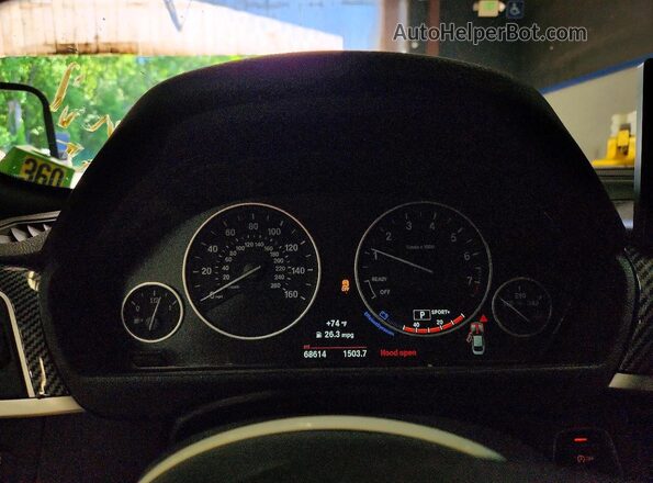 WBA4W5C50JAA49523 2018 BMW 4 SERIES Gray Widok zestawu wskaźników