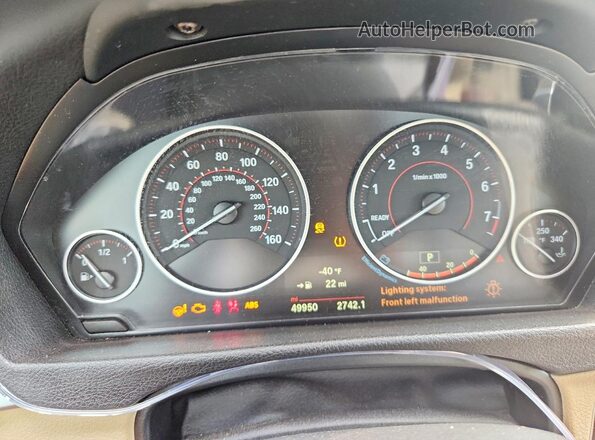 WBA4W5C50KAE49907 2019 BMW OTHER Gray Widok zestawu wskaźników