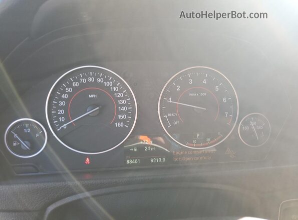WBA4W5C52KAE49505 2019 BMW 4 SERIES White Вид щитка приладів