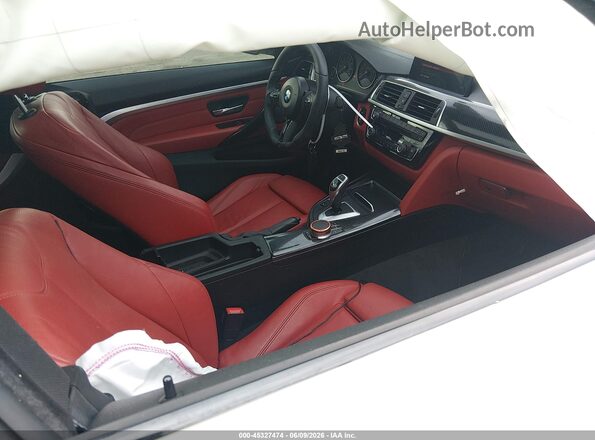 WBA4W7C02LFH61909 2020 BMW 4 SERIES White Vista interior delantera