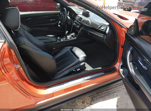 WBA4W9C54JAB95138 2018 BMW 4 SERIES Orange წინა სალონის ხედი