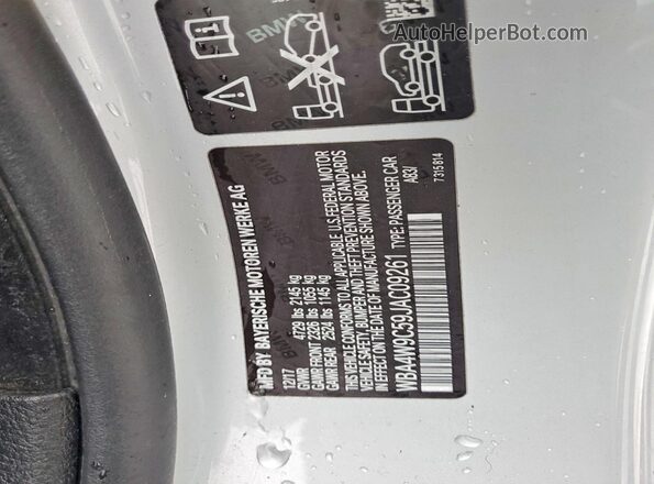 WBA4W9C59JAC09261 2018 BMW 7 SERIES Silver ძრავის განყოფილების ხედი